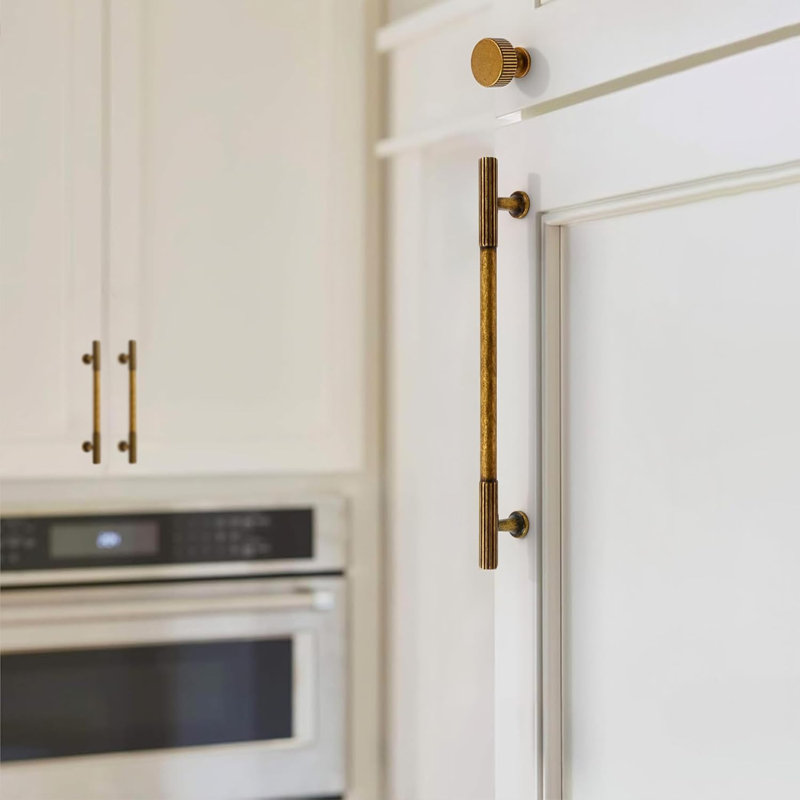 Paquet de 10 poignées d'armoire rétro - Poignées d'armoires de cuisine résistantes à la rouille pour tiroirs, armoires et armoires