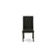 Ensemble de table de cuisine 7 pièces comprenant une table à manger rectangulaire avec pieds en V et 6 chaises de salle à manger Parson en tissu lin noir, 91 x 152 cm (36 x 60 pouces).-1488947744-1488947746-1488947747
