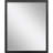 30" Black Hammered Geometric Finish Framed Accent Mirror