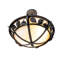2 - Light Semi Flush Mount