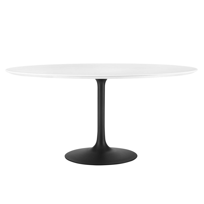 Table de salle à manger Modway Lippa, 28.5" H x 60" W x 60" D, Noir
