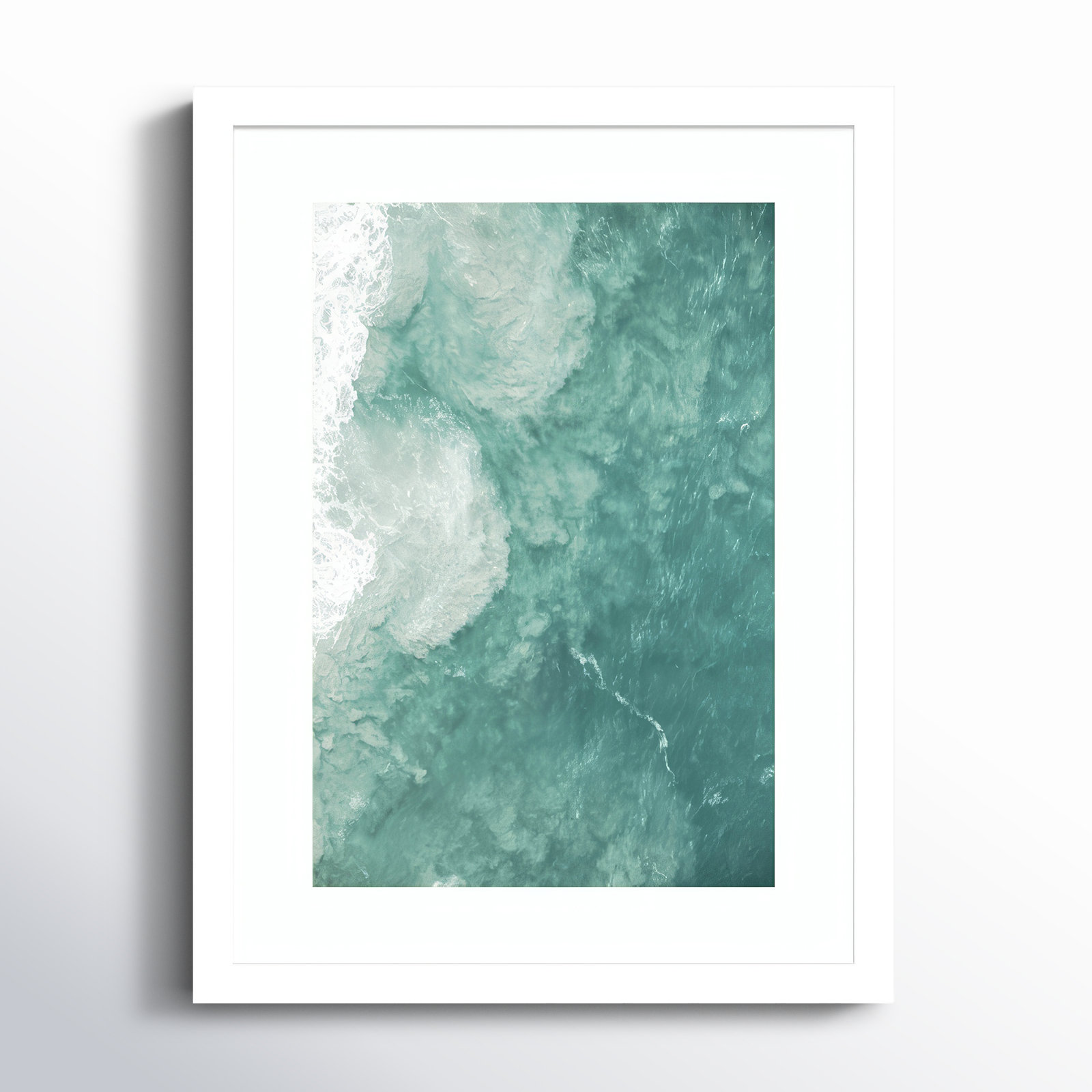 Daisey "Oceano" Print by Shot by Clint, White, 17" H x 13" W