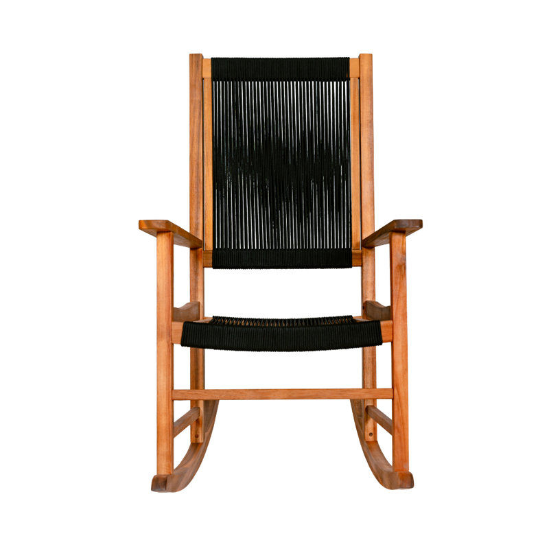 Chaise berçante Hudson, Cordes noires