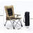 5-Position Adjustable Reclining Camping Chair, Side Pocket & Carry Bag, Heavy Duty , Portable Outdoor Chair for Beach, Camping, Patio,khaki-697645735