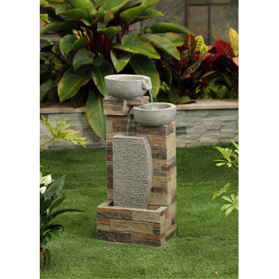 Outdoor Ceramic / Porcelain Weather Resistant Floor Fountain