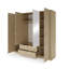 Tiernen 2 Door Manufactured Wood Wardrobe