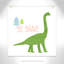 Dino Brave 1 Paper Print-47482670