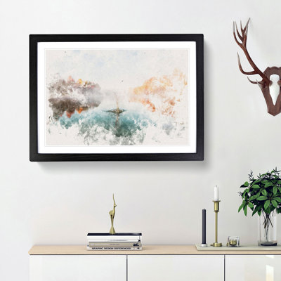 Lake Splash - Picture Frame Painting Print