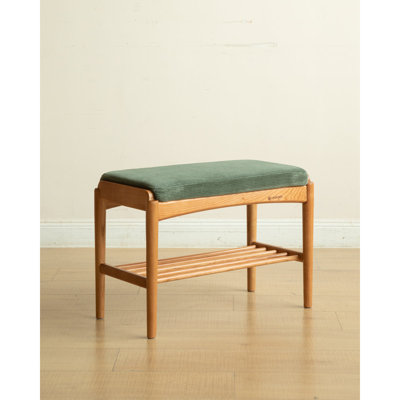 4 Pair Solid Wood Shoe Storage Bench