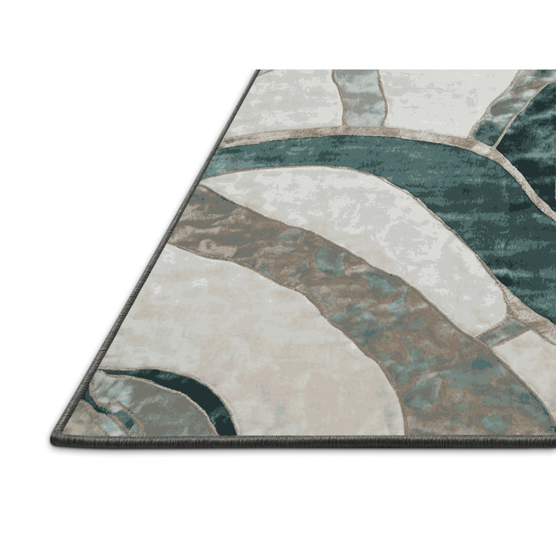 Tapis brun soyeux et moelleux, Tapis de couloir 2 pi x 5 pi