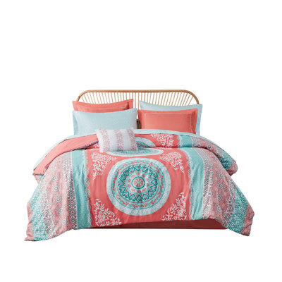 Boho Medallion Print Comforter and Sheet Collection