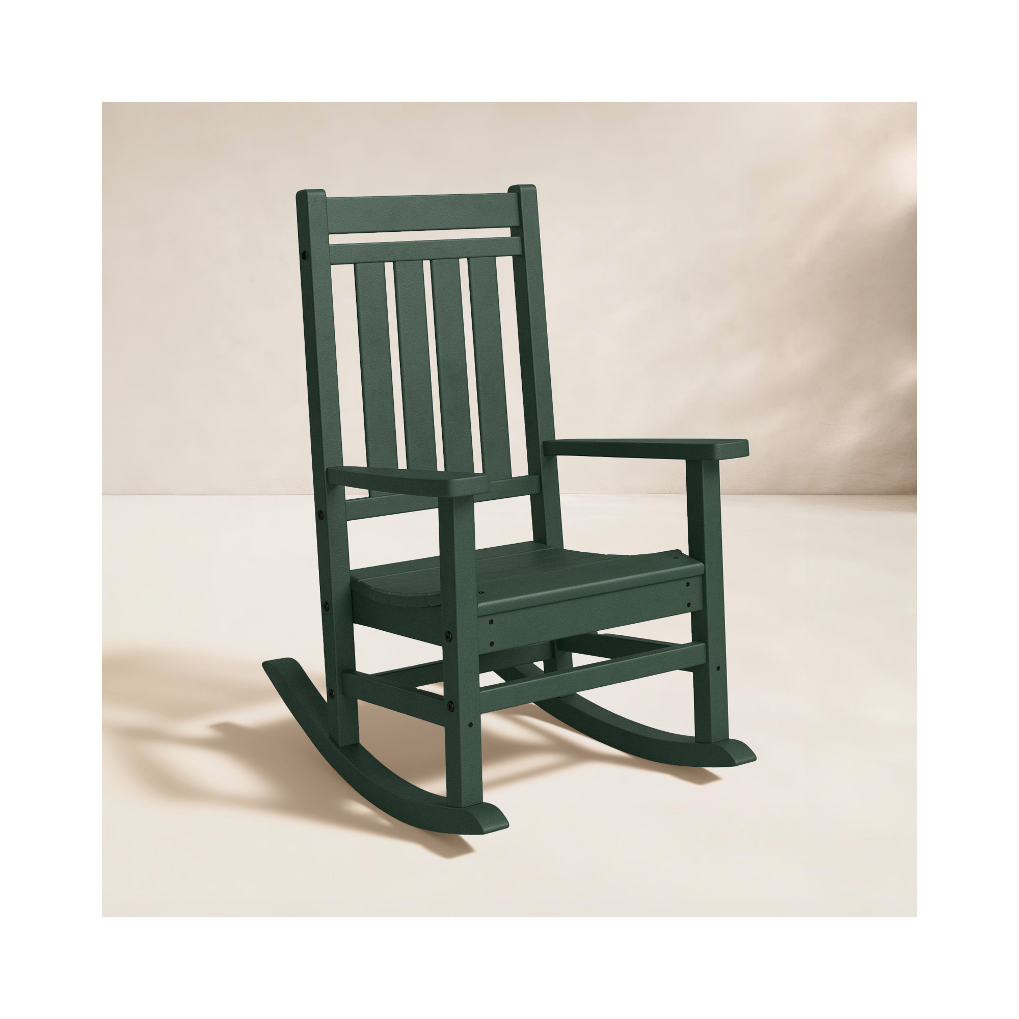 Estate Rocking Chair, Green