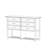 6-Drawer 2-Shelf Dresser With Elegent Design