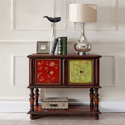 Armoire d'appoint en bois massif Sophéia