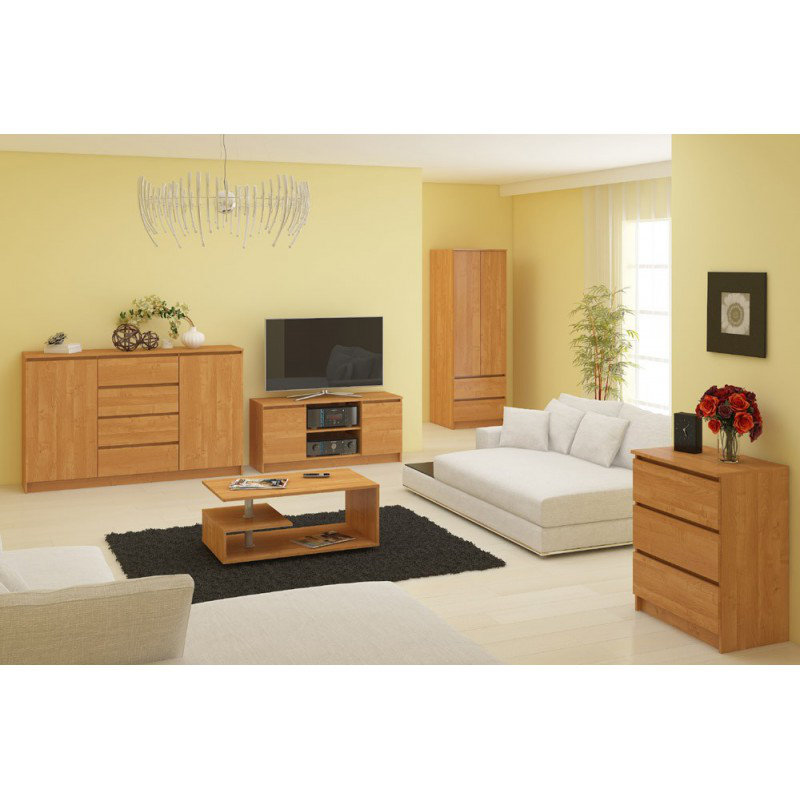 Renelso TV Stand for TVs up to 50", Alder