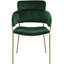 Chaise en velours Yara-75000005