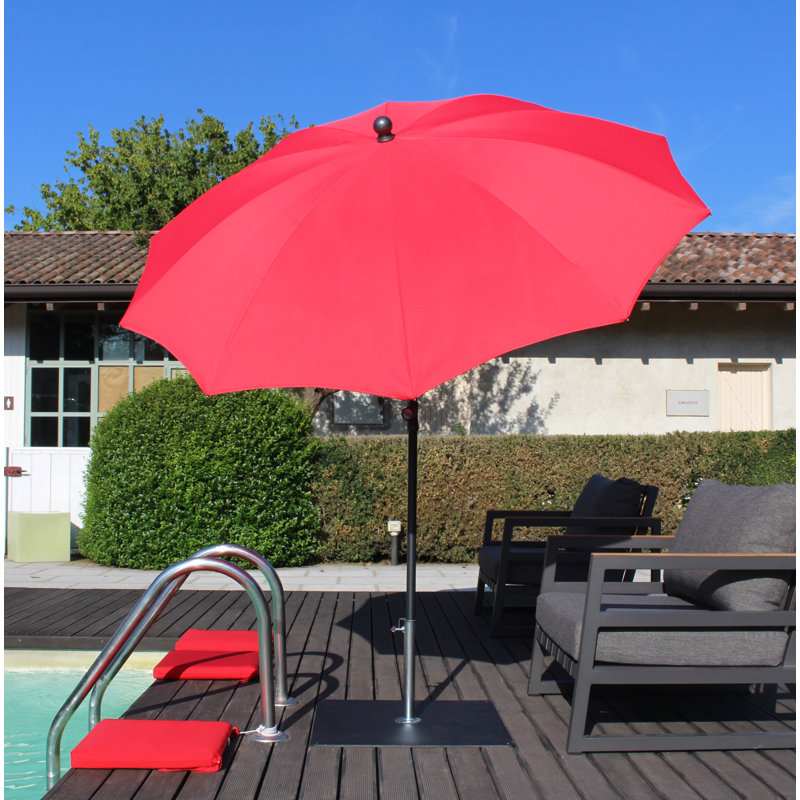 Giada 200cm Market Parasol, Red