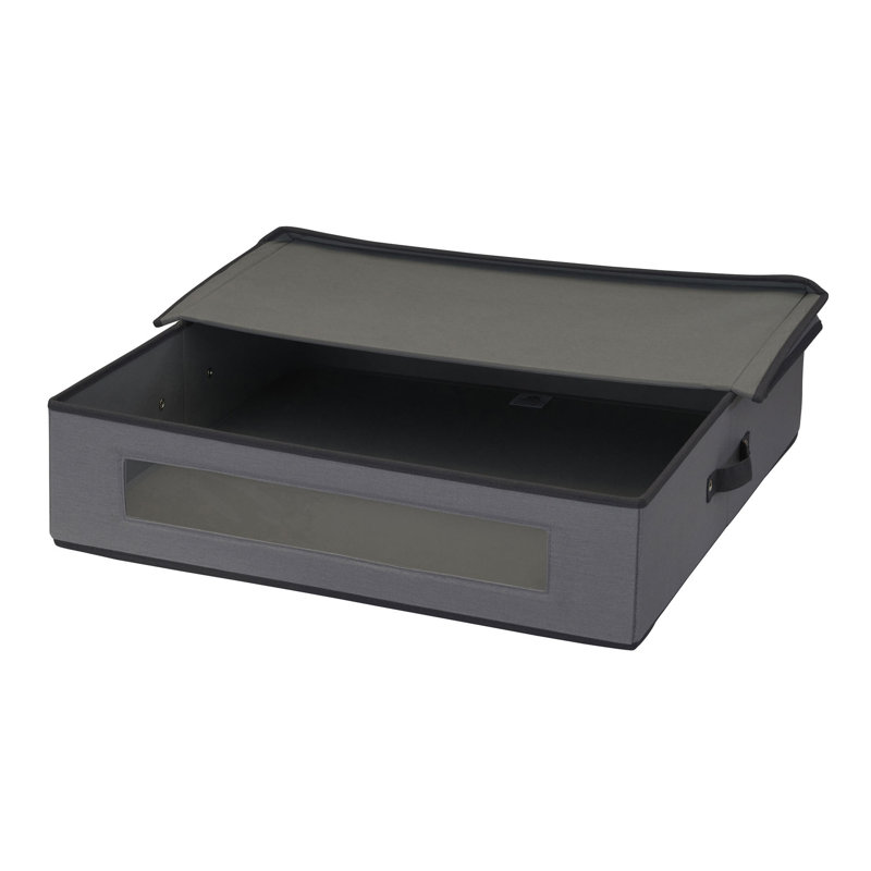 Boîte à couronnes, gris, H 7,5 po x l 24 po x P 24 po