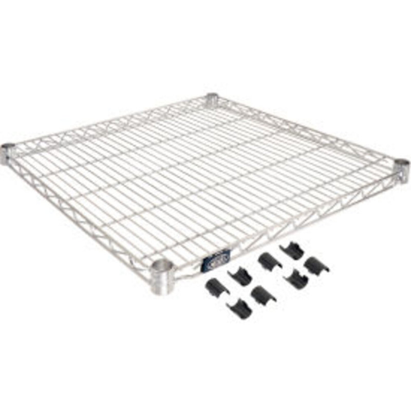 Tablette à fil standard, H 1,75 po x l 24 po x P 24 po