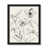 Toile avec cadre flottant noir