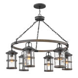 Lakehouse 6 -Bulb 29.75" H Outdoor Chandelier
