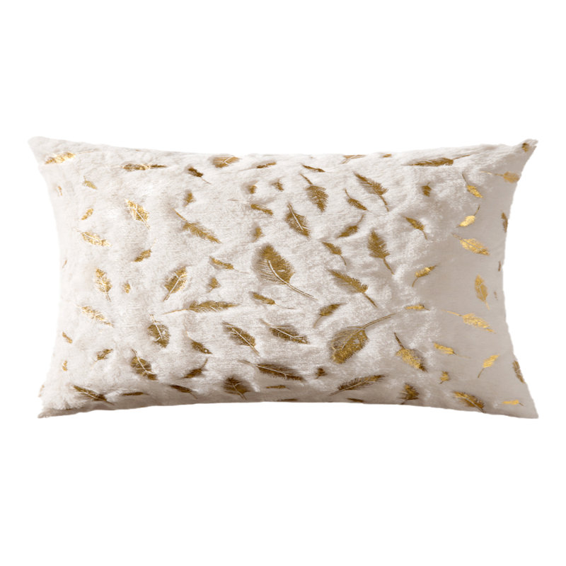 Housse et insert de coussin rectangulaire , Crème