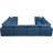 Atis Velvet U-Shaped Sectional Reversible-1359566012