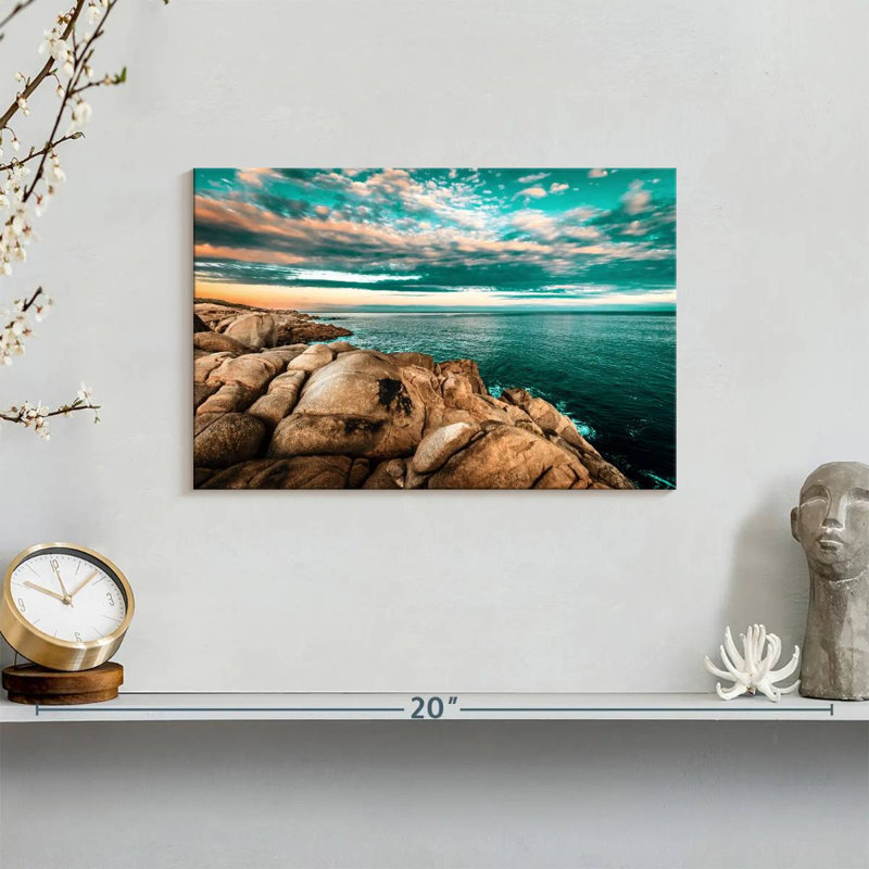 Gillard Dramatic Seascape, 8" H x 12" W