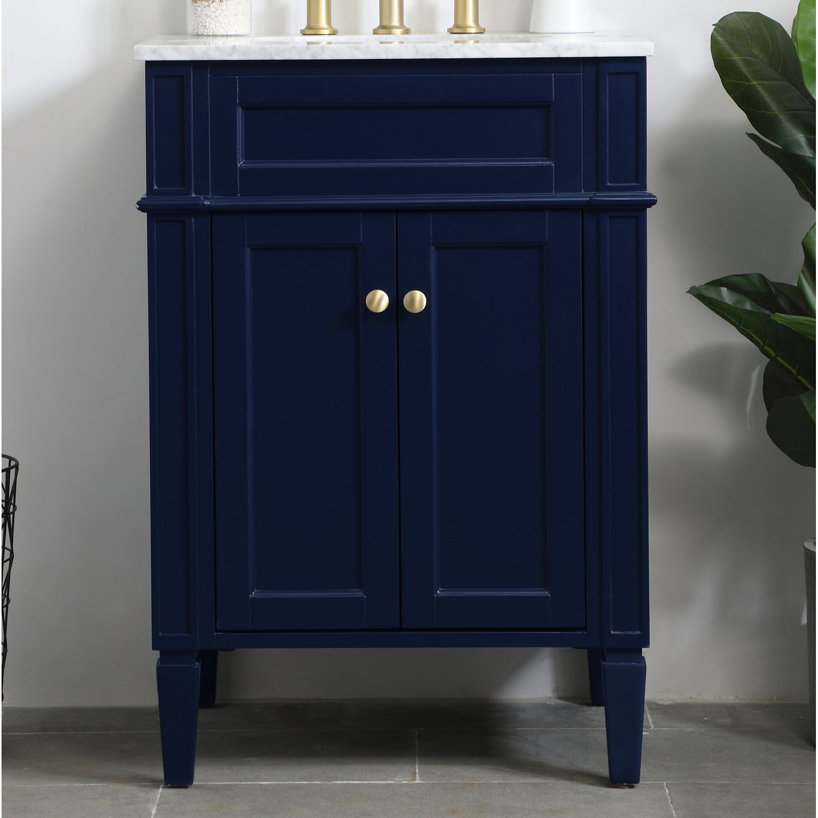 Rivers 24'' Single Bathroom Vanity, Blue