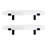 Emerald Lee 2 Piece Oak Bracket Shelf-94578602-94491132