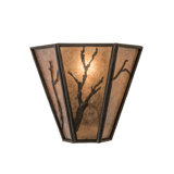 Rustic Lodge 1 - Light Flush Mounted Sconce