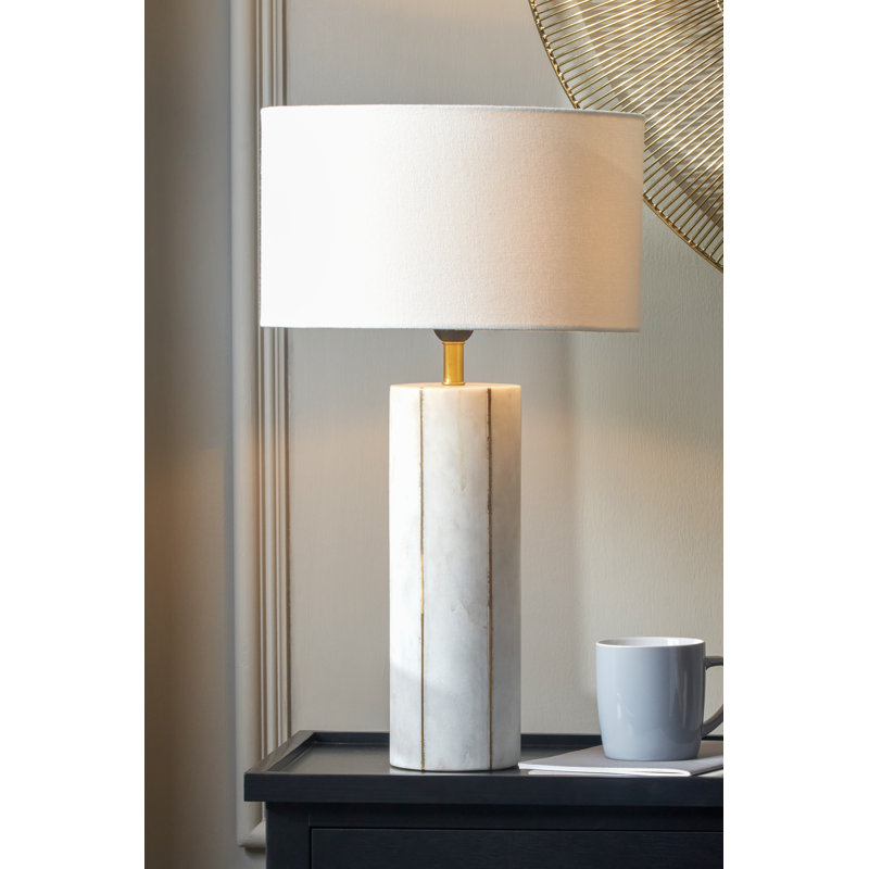 Venetia 46.5 white and green single with USB and Outlet, White