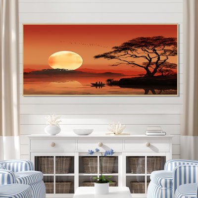 Art africain, "Spirit of the Wild" 1 - Arbre, art mural africain