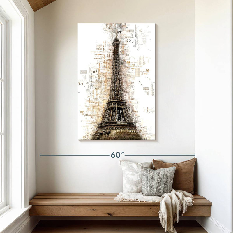 Lilie Paris Eiffel, 45" H x 30" W
