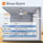 Low Profile Ceiling Fan with Light and Remote Control-760464401
