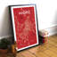 Madrid City Map - No Frame Print-1037484842