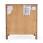 Mesa Cane and Solid Wood 3 Drawer Chest