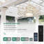 Ventilateur de plafond d'extérieur 20 pouces avec lumière et télécommande APP