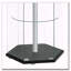 Vitrine hexagonale à 4 tablettes Tenley