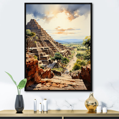 Axtin, Mexique, Teotihuacan, lever du soleil, impressionnisme I