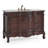 Benton Collection 42 Inch Traditional Freestanding Cherry Brown Beckham Bathroom Vanity, Single Sink, Baltic Brown Granite Top, Fully Assembled