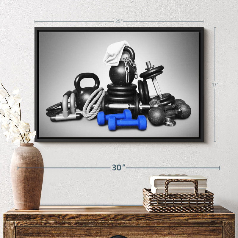 "Art de l'équipement de musculation", H 17 po x l 25 po