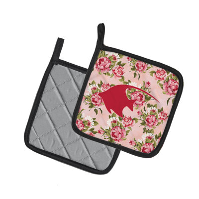 East Urban Home Floral Polyester Potholder