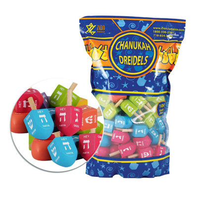 Dreidel en bois