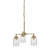 Winslow 3 - Light Steel Dimmable Chandelier