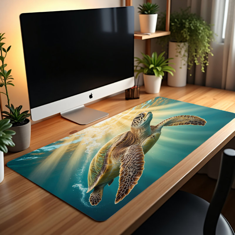 Polyester Desk Pad, 31.5x15.5