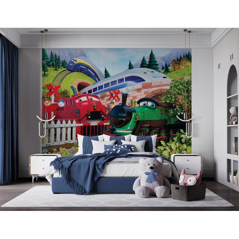 Train Adventure 3.05m x 2.44m Matte Mural