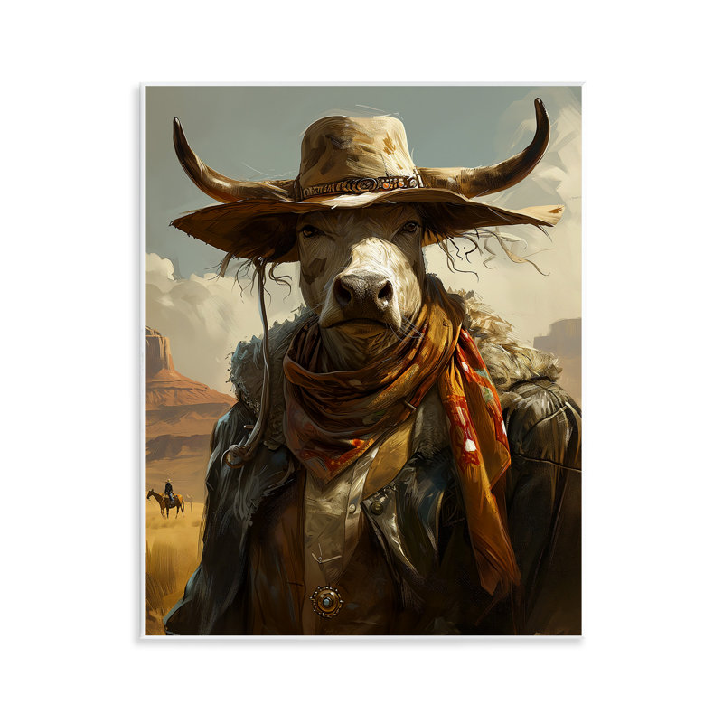 Art rustique, plaque de Cowboy, par Ray Heere