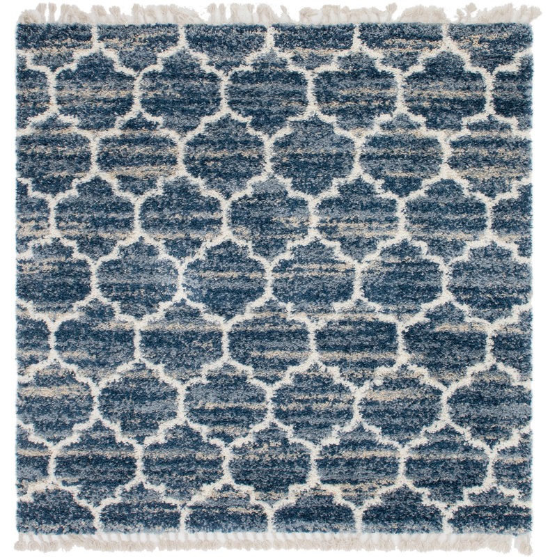 Mitzy Geometric Indoor Rug, Square 8'