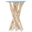 Table basse à cadre simple avec rangement